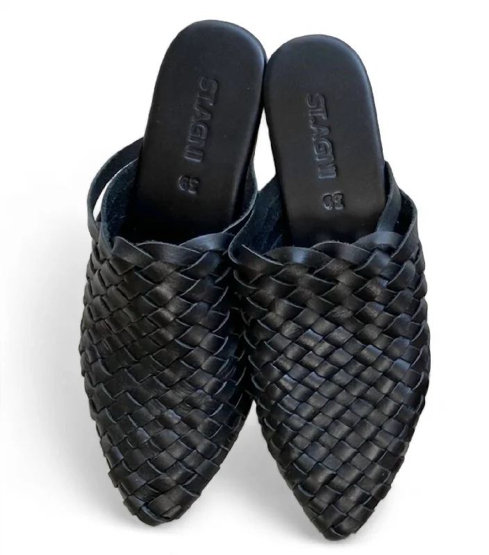 Women's Tassel - Trimmed Mules in Beige for a Laid - Back and Bohemian LookWomen's Paris Woven Mules In Black Women's Tassel - Trimmed Mules in Beige for a Laid - Back and Bohemian LookWomen's Paris Woven Mules In Black